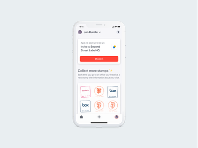 Envoy mobile invite redesign app design product product design ui ux