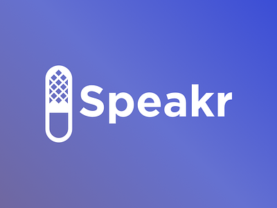 Speakr Logo brand design ios logo project