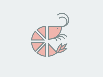 Scrimp design icon shrimp web