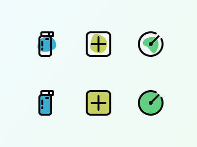 Icons for a thing design icon icons illustration not code ui vector
