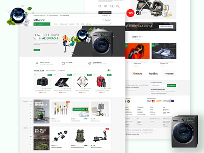 Caragoo | Ecommerce Ui / Ux design & development design ecommerce landing page online store ui ui design ux ux design