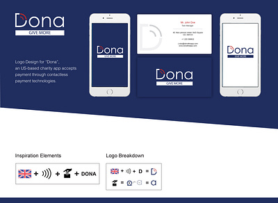 Dona App Logo Design app branding charity app charity logo design flat identity illustration logo logo design logo design branding mobile typography ui ux vector vinay singh