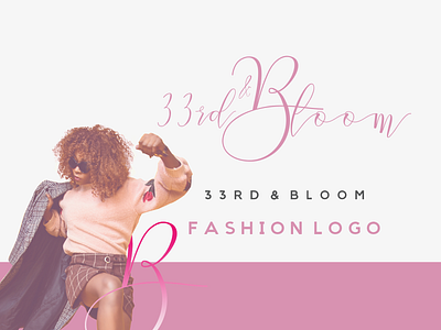 33rd & bloom brand branding creative design fashion illustration illustrator logo logo 2d photoshop store