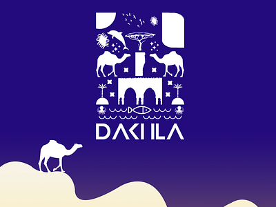 Visit Dakhla brand creative dakhla design drawing illustrator logo logo 2d photoshop portrait