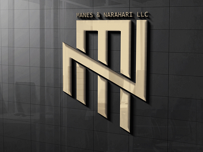 Manes & Narahari LLC Law firm logo brand creative design illustrator law firm lawyer logo logo logo 2d photoshop