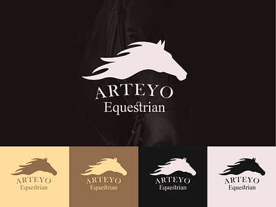 Equestrian Logo brand create logo creative design equestrian equine flat minimalist logo horse rider logo logo maker make logo unique logo