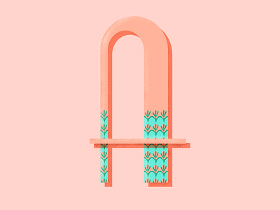 A 36daysoftype a alphabet design geometric pattern illustration lettering pattern texture type type art type challenge type daily typography