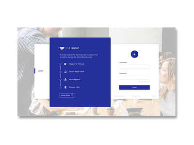 HR Login Page