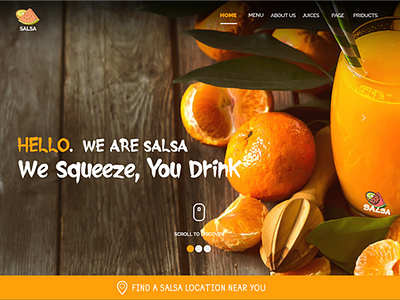 Fruity website