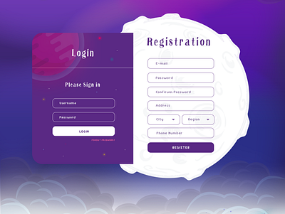 Register design illustration minimal minimal design ui ui ux uiux vector webdesign website