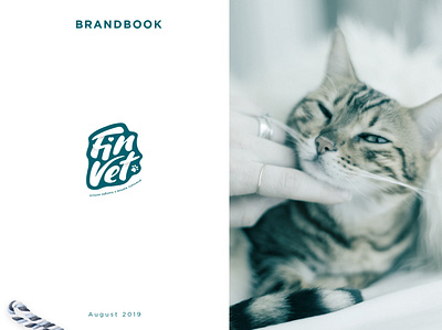 FINVET Brand Book cover branding design identity lettering logo logo pet