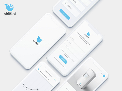 AbiBird clean interface medical minimal technology ui