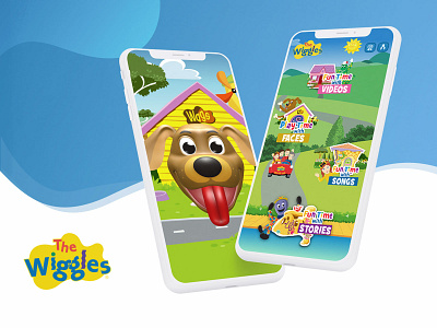 Wiggles Fun Time with Faces app children face recognition game illustraion kids ui animation ui design ui ux