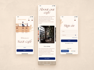 Keet cafe app