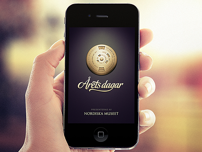 Traditions – Press Image app celebrate gold hand iphone ui ux