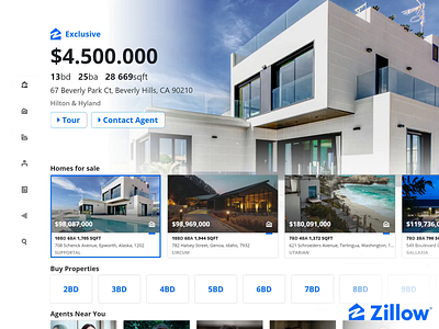 What if Zillow was Netflix adobexd animation app branding code css icon illustration ui ux