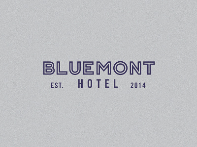 Bluemont Hotel Logotype