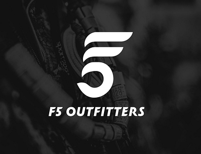 F5 Outfitters branding duck hunt fishing five fowl guide hunting hunting range illustrator kansas logo design monoweight outdoor outfitters sporting tornado turkey waterfowl wings