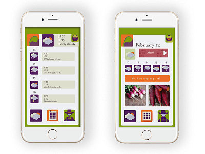 Roots - Heirloom Vegetable App Concept