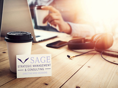 Sage logo design business card logo