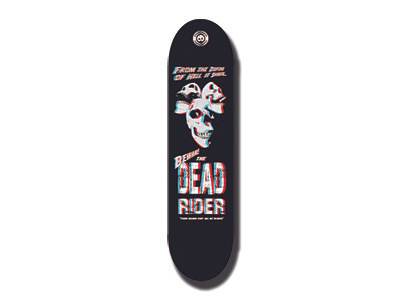 Anaglyph 3D deck design 3d deck skateboard