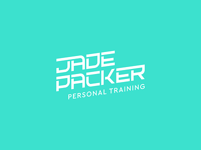 Jade Packer brand brand identity business card fitness font design gradient icon set icons logo personal trainer social media typogaphy wordmark