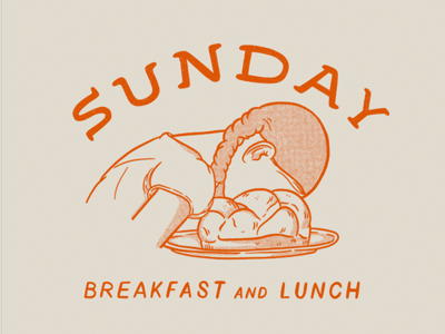 Sunday Bread Face bread illustration procreate sourdough sunday
