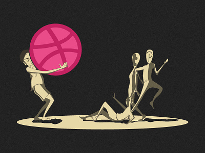 Let the game begin!!! artist concepts debut drawing dribbble first game hello illustration shot thanks visualization