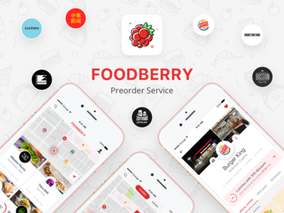 Foodberry - on Behance android app crm foodberry geexarts ios map restaurant takeaway track
