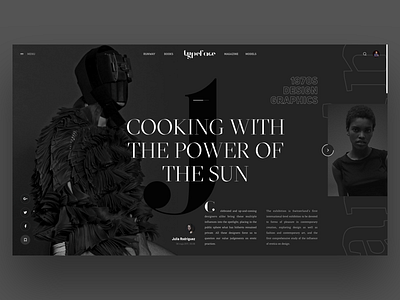 Typeface article book design fashion interface news photo slide web