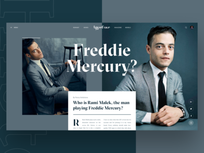 Typeface Mercury article book design fashion interface news photo slide web