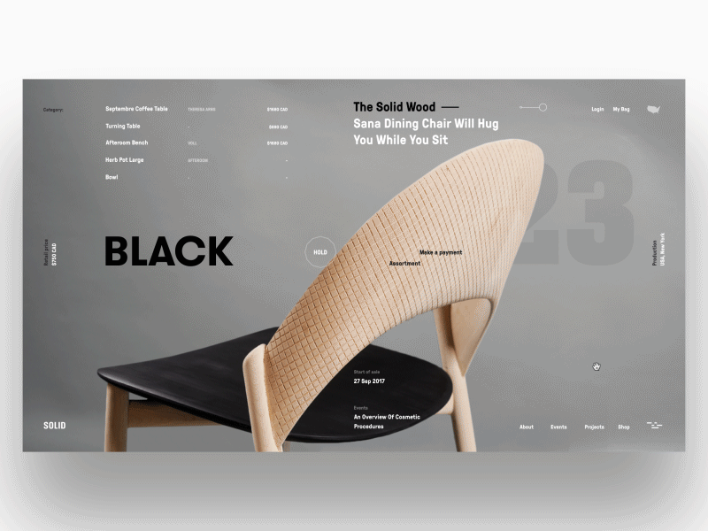 SOLID Wood explore furniture minimal products slider solid web