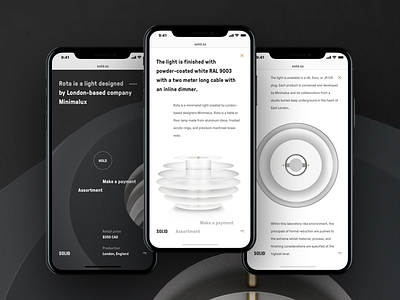 SOLID Mobile explore furniture iphonex minimal mobile products slider solid web