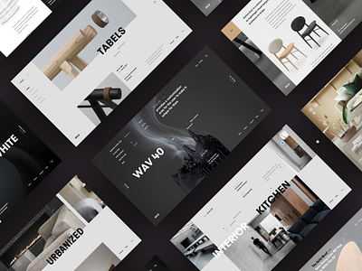 SOLID behance ecomers explore furniture minimal products shop slider solid web