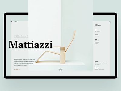 Luxshop Mattiazzi explore furniture minimal products shop slider solid web