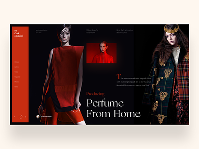 Be Cool Magazin book design fashion interface news photo slide web