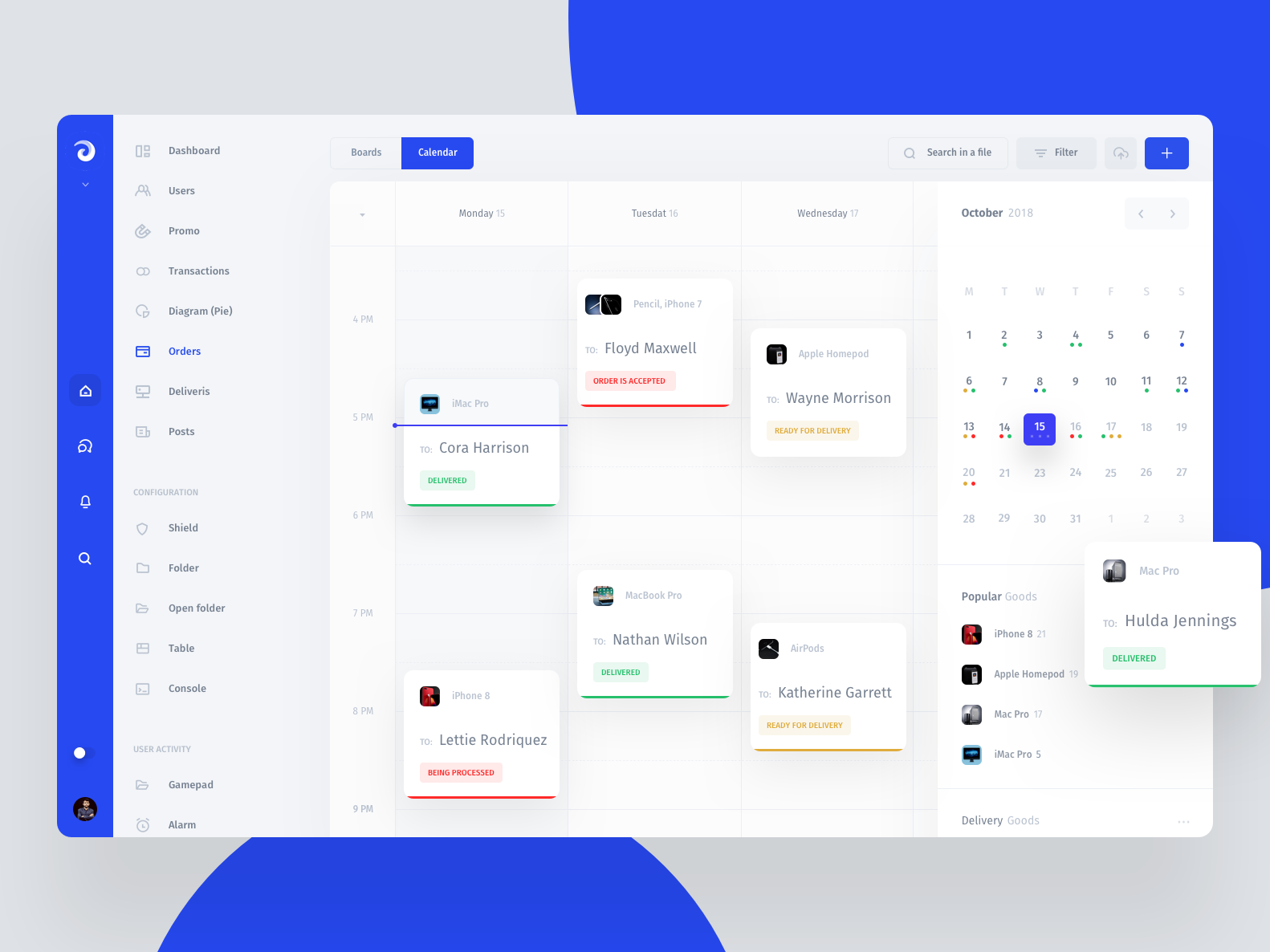 Jet Admin by Slava Kornilov for Geex Arts on Dribbble