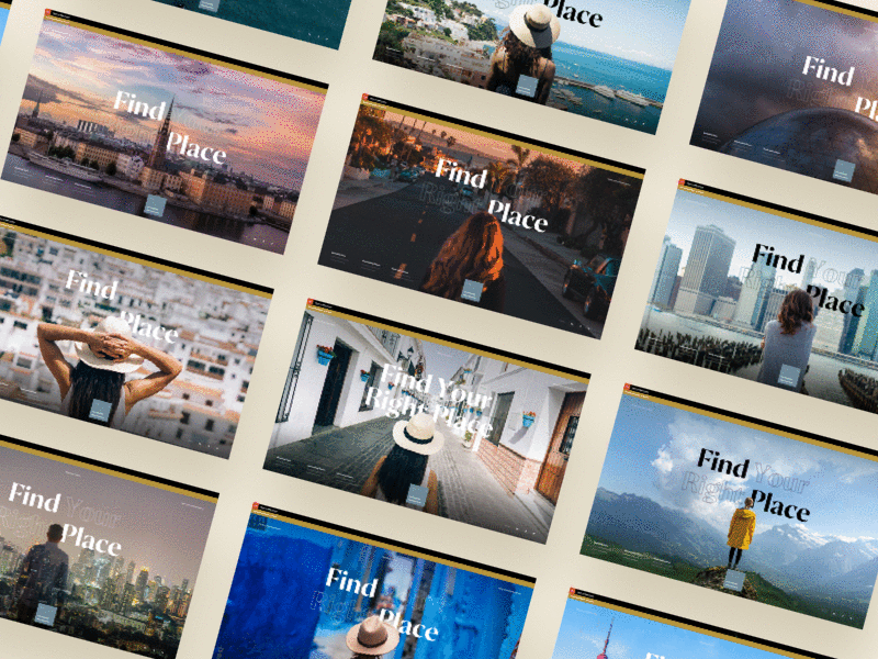 Travel interface london news travel app travel blog typography ui web