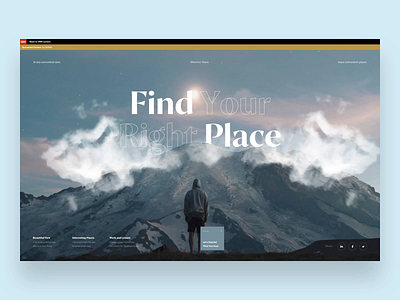 Special project for CNN Travel interface mountains news special project travel travel blog typography ui web