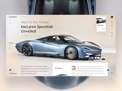 Open News book car design fashion formula 1 interface news slide sport ui web