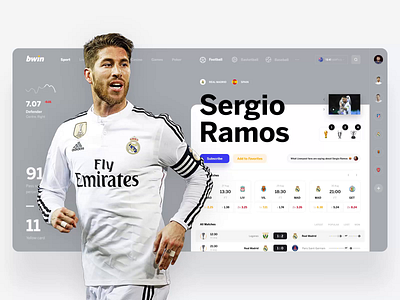 bwin bet betting bookmaker dashbaord design footbal interface news sport tips ui web