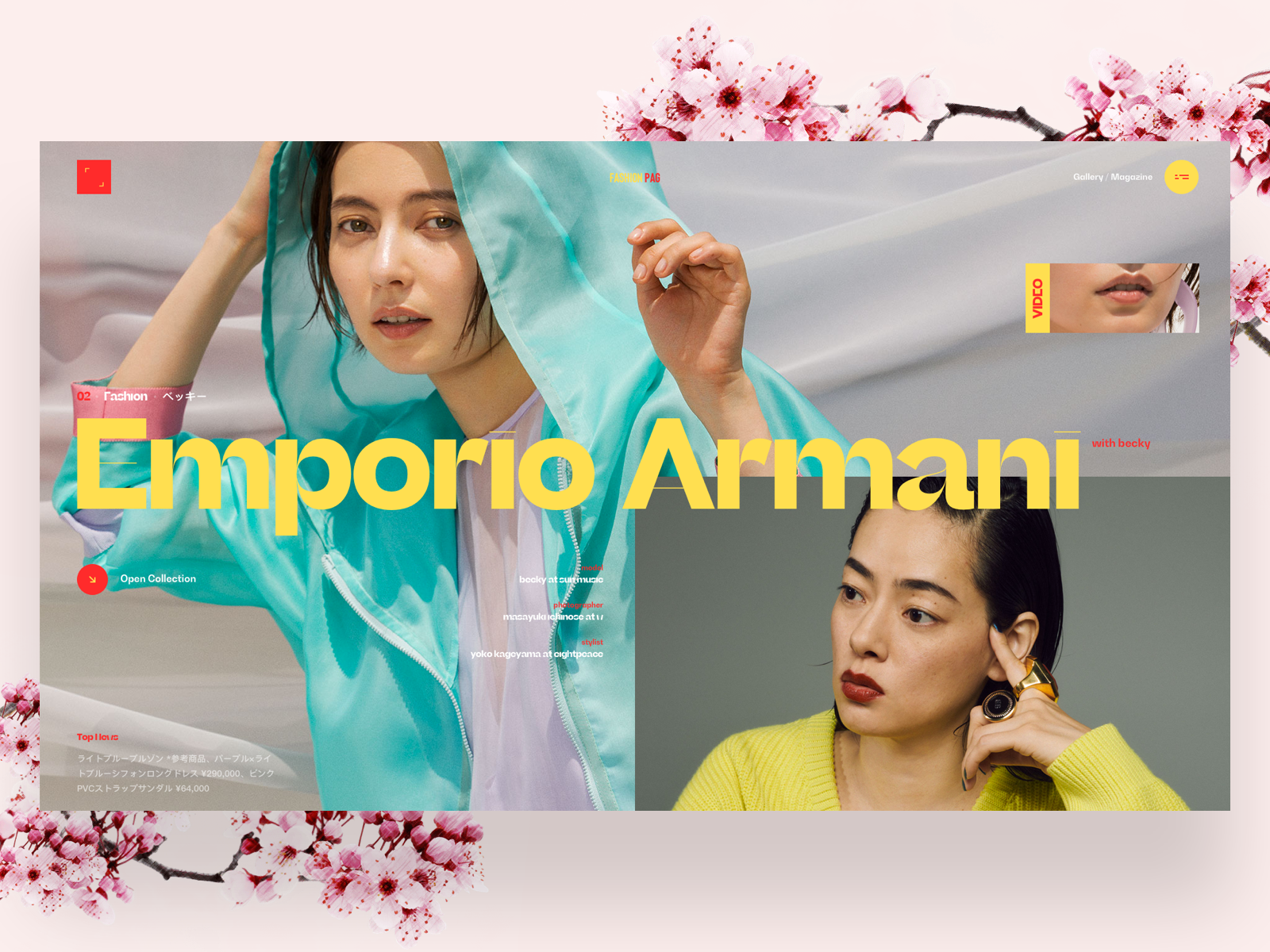 Emporio Armani by Slava Kornilov for Geex Arts on Dribbble