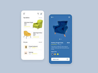 Furniture ordering app