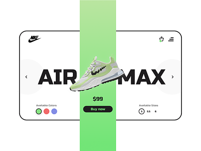 Nike Air Max Product presentation adobe adobe xd brand brand design branding design inspiration interaction nike nike air nike air max nike running nike shoes ui uidesign uiux uxdesign web webdesign