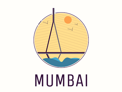 Mumbai City Illustration adobe illustrator city designs illustration illustrator logo mumbai mumbai city logo mumbai illustration mumbai logo place sealink sealink illustration sealink mumbai ui designs