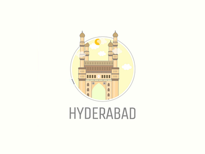 Hyderabad City Illustration