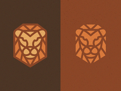 Mono-lion bigcat branding cat design flat icon lion lions logo monoline texture vector