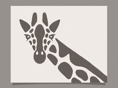 Giraffe animal animals art design giraffe giraffes hand drawn ill illustration pencil print procreate