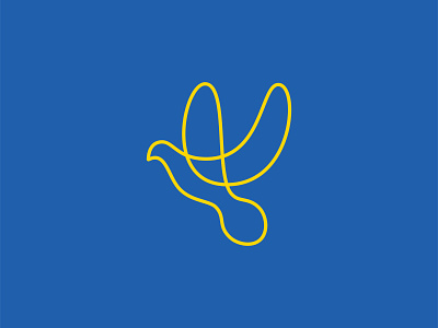 Dove bird birds branding design dove doves flat icon lineart logo monoline no war peace ukraine vector
