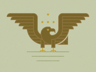 Wedge-tailed eagle australia bird distress eagle flatdesign geometric icon illustration southerncross stars symmetry texture vector